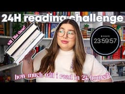 Reading for 24 HOURS CHALLENGE 😱⏱️ How Many Books Can I Read in 24 Hours?!