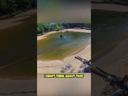 Man watched him drown his bike on his lunch break