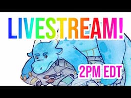LIVE! - Painting another little cat dude!