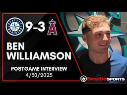 Ben Williamson Postgame Interview - #Mariners 9-3 Win over the Angels 4/30/2025 | #SeattleSports