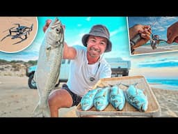 "Catching Dinner: A Day at the Beach"