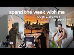 spend the week with me! HUGE wardrobe declutter, new jewellery, upgrading the vlog