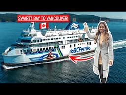 Swartz Bay Terminal to Vancouver Canada🇨🇦 By Ferry | NoyaTravelz | Ep 5