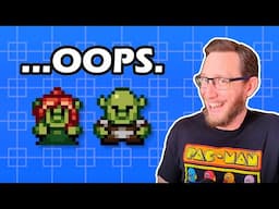 Well, I Made Shrek-Themed Top-Down Pixel Art