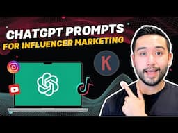Best ChatGPT Prompts For Influencer Marketing That Actually Works!