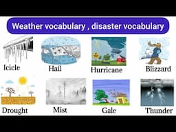 Weather Vocabulary In English | Vocabulary words english learn | daily use english words