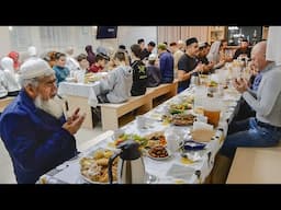 How Iftar is celebrated in a mosque in Russia during Ramadan. Islam in Tatarstan