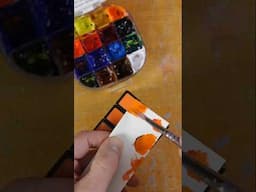 The orange side of a Rubik's cube has blue in it? 🤔
