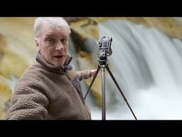 PHOTOGRAPHING a beautiful waterfall on Vancouver Island