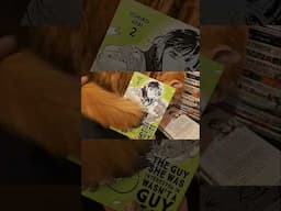 My Cat loves Manga? 🤣 #manga #haul  #catvideo