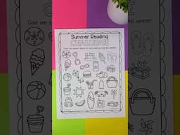 Fun and easy to prep Summer Reading Packets☀️These print & go pages are *perfect* to send home!🙌🏼