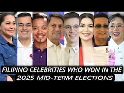 Filipino Celebrities who won in the 2025 Mid-term Elections