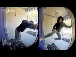 2 Hours Of MOST DISTURBING Moments Caught On Doorbell Camera Vol. 7
