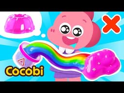 Don’t Eat Toys! It's NOT Eatable Sweets😱Safety Songs for Kids 24/7 | Cocobi