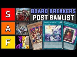 ARE BOARD BREAKERS ACTUALLY GOOD NOW? | Yu-Gi-Oh! Board Breakers Tier List Post April 2025 Banlist