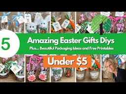 🎉 5 Easter Gifts Under $5 | Budget-Friendly DIY Easter Baskets & Treats! 🐣🌷