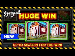 $15/Spin FOR THE WIN on Cash Crop Slots! HIGH LIMIT VERSION!