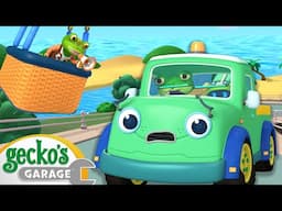 If At First You Don't Succeed, Tri, Tri, Again! 🏁🚁🚤🚗 | Gecko's Garage | Moonbug Kids