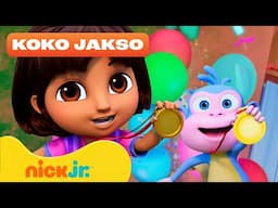 UUSI Dora-jakso! 🎁 Dora ja Boots avaavat vanhan peikon yllätyslahjan! | Dora ja Ystävät