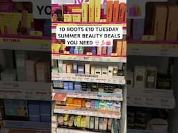 £10 Beauty Deals at Boots?! Don’t Miss These Summer Must-Haves! 🏄🏻‍♀️👙🛍️ #bootsuk #summerglowup