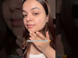 Tried this *newly launched* serum for 2 weeks! 🧡 Brighter skin? 😱