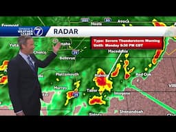 Rain and storms around the Omaha area