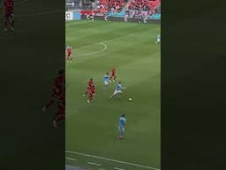 Silky feet from Keaton 😮‍💨 #nycfc #newyorkcityfc #mls #soccer #football #footballclub #soccershorts