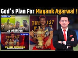 RCB vs PBKS : From Watching in the Stands to Lifting the IPL Trophy, God’s Plan for Mayank Agarwal!