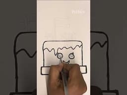 Pikachu Cake ⚡⚡⚡⚡⚡ Drawings for Kids I Pikachu Cake Easy Drawing