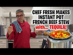 Instant Pot French Beef Stew (Boeuf Bourguignon) With TEQUILA?