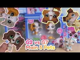 G2 vs G7 Pets || Comparing Main Five LPS! {Review}