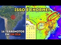 TERREMOTO de 3.5 atinge MATO GROSSO DO SUL e gera 16 réplicas!