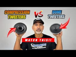 Compression Driver vs Dome Tweeter: The Ultimate Sound Showdown!