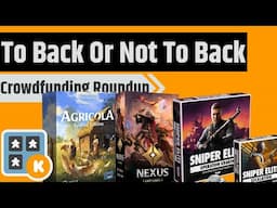 To Back Or Not To Back - Agricola Special Edition, Dawn of Madness, Sunnygeeks & More!!!
