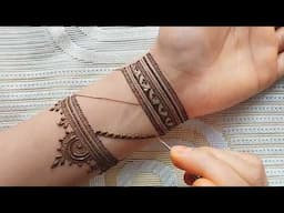 Easy mehndi design | Simple mehndi design front hand | Lotus mehndi design | Mehandi design |Mehendi