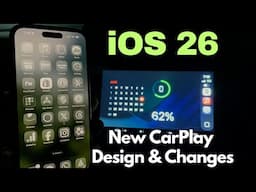 iOS 26 🔥 CarPlay New Design & Changes | iPhone
