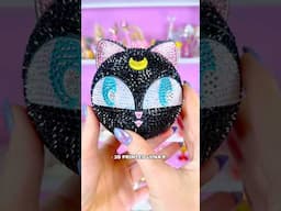 Bedazzled Sailor Moon Luna P Moonlight stick wand Bandai #sailormoon #bedazzled