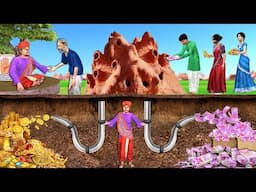 Underground Secret Room साँप का घोंसला Gold Treasure Hindi Kahani Hindi Moral Stories Hindi Stories