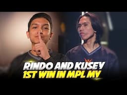 Former BLACKLIST Jungler RINDO getting their FIRST WIN in MPL MALAYSIA . . .
