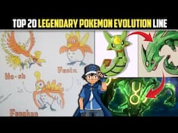 Top 10 Legendary Pokemon Evolution Line | Evolution For Every Legendary Pokemon | Hindi |