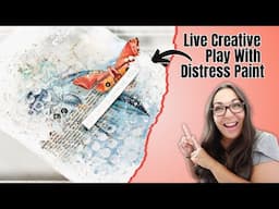 Creative Playtime: Making Gorgeous Backgrounds with Distress Paint!