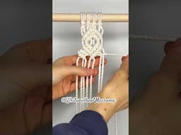 Awesome Lacy #macramepattern for layered #macramewallhanging #knot #macrame  #diymacrame #macramediy