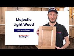 Majestic Light Wood Door Sample from Wholesale Cabinets' Ultimate Series