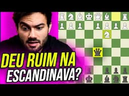 SURTEI e joguei a DEFESA ESCANDINAVA! Descubra o que aconteceu... SpeedRun Xadrez Online #ep94