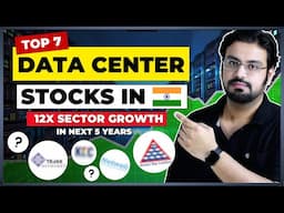 Data Centre Boom in India 🚀 | Best Investment Theme for Next 5-7 Years | 12x Growth Potential 📈