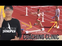 LONG JUMP Coaching CLINIC - take-off height, how to take-off, foot placement & MORE