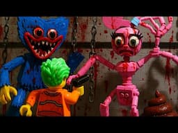 Mommy Long Legs Trapped by Chains with Huggy Wuggy & Poppy Playtime Key