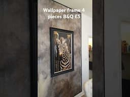 Framed Wallpaper Feature Wall Idea #homedecorideas #lovemyhome #interiordesign