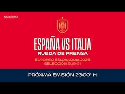 🚨EN DIRECTO🚨Sub-21. España vs Italia. Rueda de prensa | 🔴 SEFUTBOL