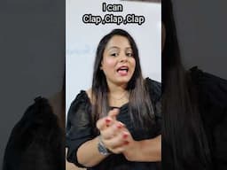" I can Clap,Clap,Clap | Fun Kids Song with Actions"#Shorts